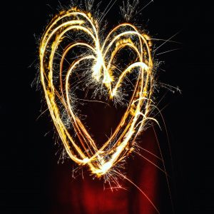 Lichterbild Bodenfeuerwerk